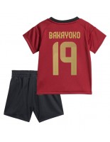 Belgie Johan Bakayoko #19 Domácí dres pro děti ME 2024 Krátký Rukáv (+ trenýrky)